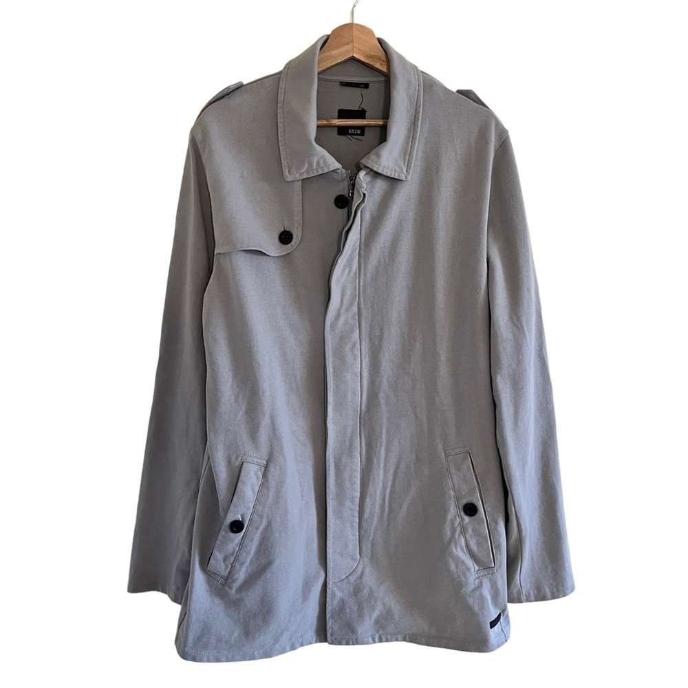 Kr3w Menâs Military Cotton Jacket Size L